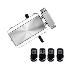 Electronic Door Lock Keyless Entry Remote Control Anti-Theft – Black