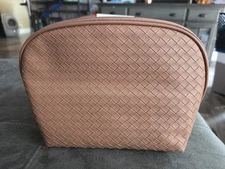 GloTech 2-pack Faux Leather Cosmetic Bags