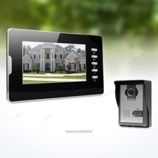 Door Phone With Camera Kit 7'' Indoor Monitor and IR Night Vesion Outdoor Camera