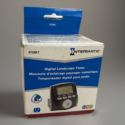 Intermatic (DT200LT) Digital Indoor/Outdoor Lighting Timer. 1 On/Off Time