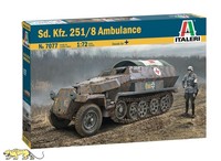 Italeri 7077 Sd.Kfz. 251/8 - Ambulance / SanitäTsfahrzeug - 1:72