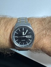 Vtg 1980 Pulsar (Seiko) Y513-6059 Quartz Watch - Fully Serviced, Oiled & Cleaned
