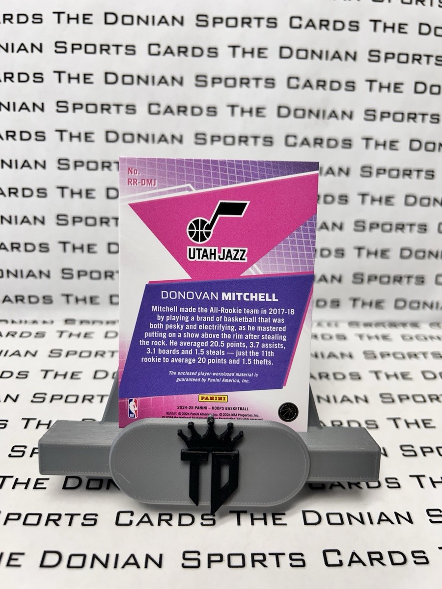 2024-25 Panini Hoops Basketball #RR-DMJ Donovan Mitchell Rookie