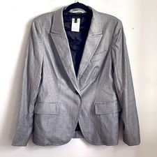 Escada two button notched collar career professional blazer sz 42