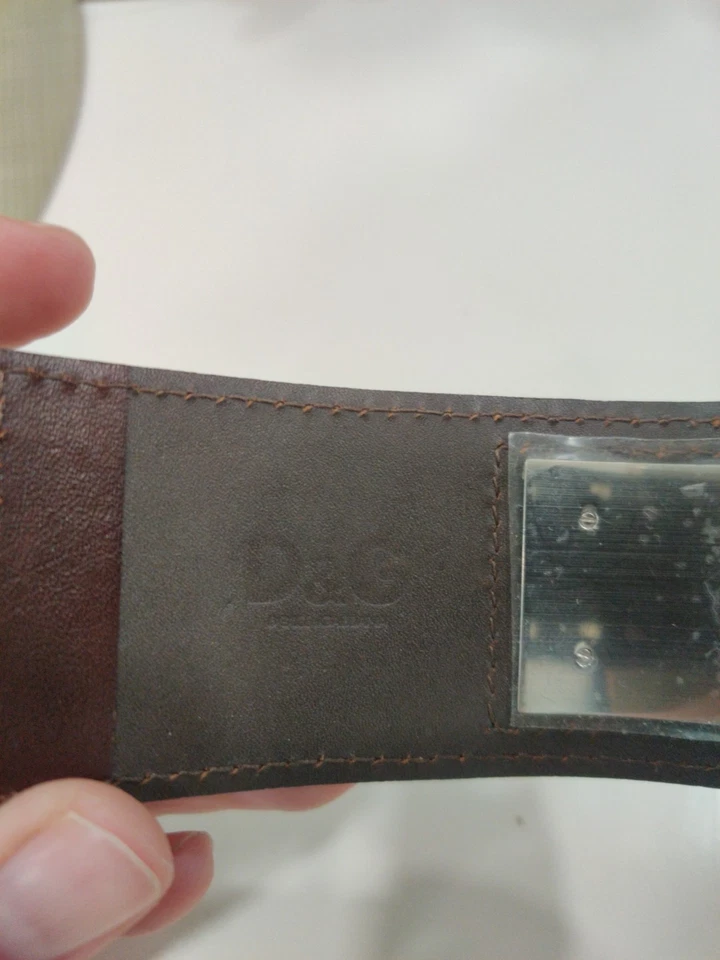 Brazalete Dolce and Gabbana Cuero Metal, Joyería Oficial D&G Hombre Foto 3 de 3