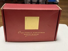 Lenox Holidays Photo Album Our Family Christmas Silverplated 4"x 6" New