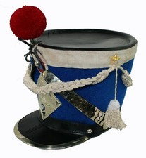 Tschako Pickelhaube Shako Kaiserreich Empire Husaren Napoleon Reenactment  L116A