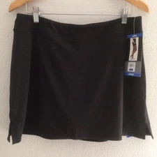 NWT Tranquility by Colorado Clothing Black Athletic Wear Skort Women's Large