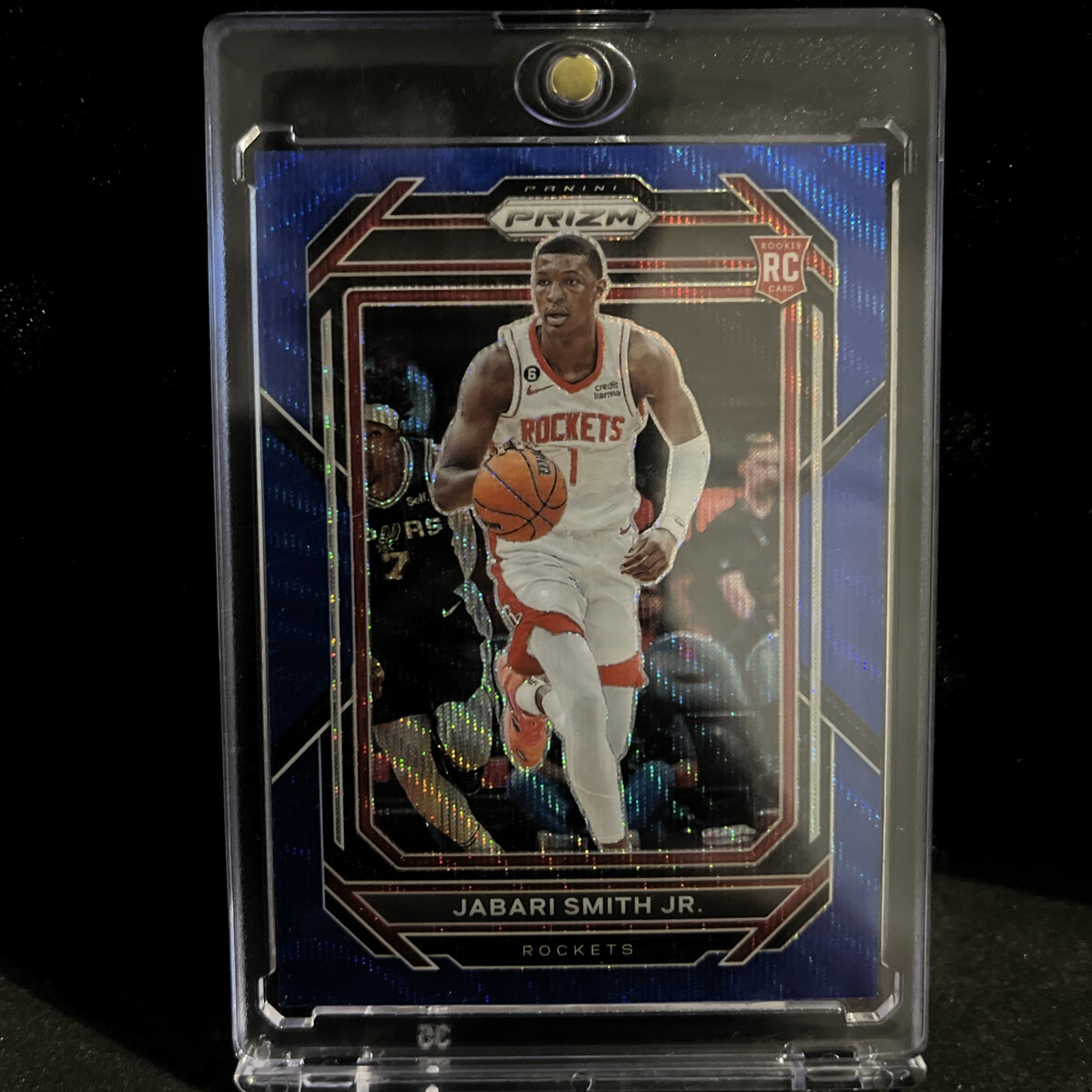 Jabari Smith Jr. 2022-23 Panini Prizm TMALL Blue Wave Rookie SP #228-ROCKETS