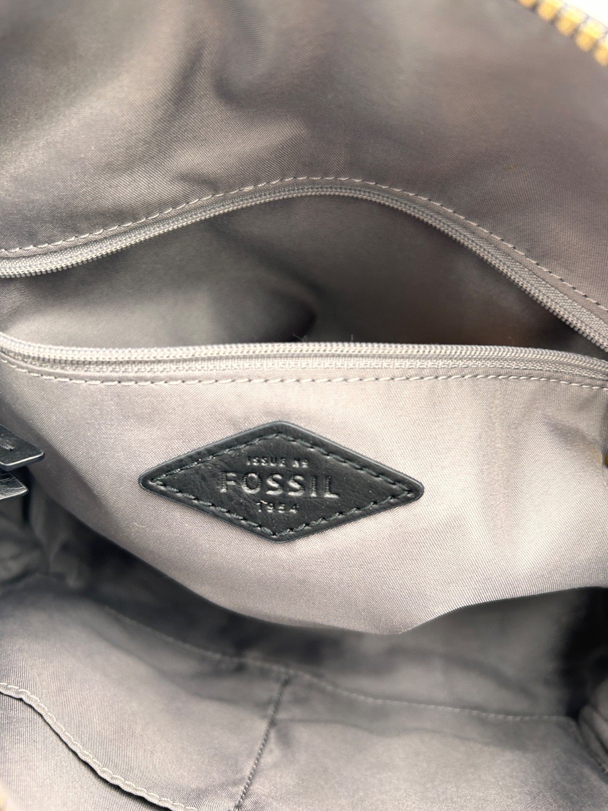 Fossil Sydney Satchel Python Embossed Crossbody W… - image 9