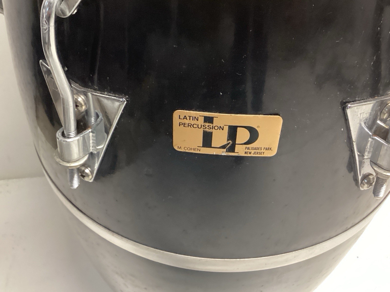 Pair of LP Conga Drums Quinto Tumbadora Vintage Palisades Park NJ Fiberglass