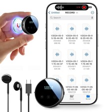 64GB Voice Recorder with Playback, Magnetic Recording Device with Al-Triple N...