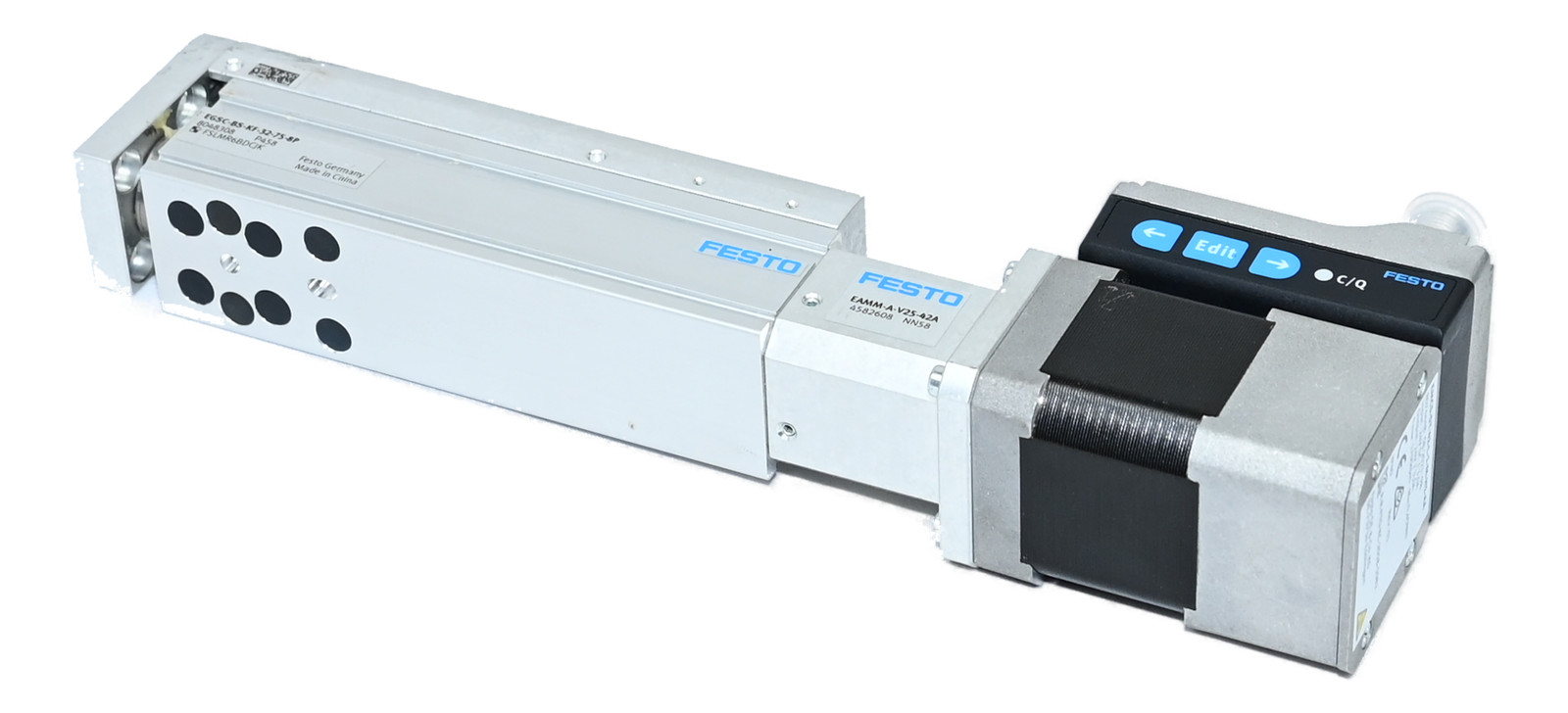 Festo 4582608 EMCS-ST-42-L-1-M-H1-AA 8074448 EAMM-A-V25-42A EGSC-BS-KF-32-75-8P