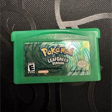 Pokemon: Leaf Green Version Game Boy Advance, 2004 GBA Cartridge Authentic