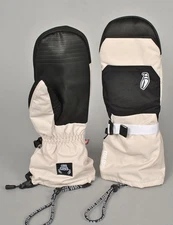 Crab Grab Cinch Mittens - Men's - X-Large / Cream and Black