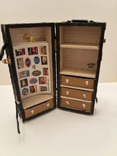 Miniature 1/12 Scale Steamer Trunk Dollhouse Accessory by Heidi Ott