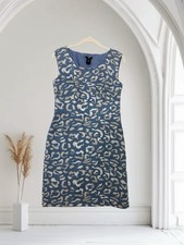 Ann Taylor Women’s Animal Print Sleeveless Sheath Dress Size 4 Petite