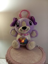Leap Frog Purple Dog Sing and Snuggle Violet 8 Musical Light Up Toy Tested