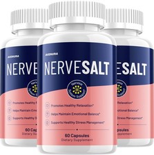 (3 Pack) Nerve Salt Capsule - NerveSalt Pills Advanced Formula Nerve Health