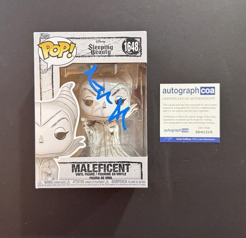 Angelina Jolie signed Funko Pop Maleficent Sleeping Beauty coa Acoa Autograph