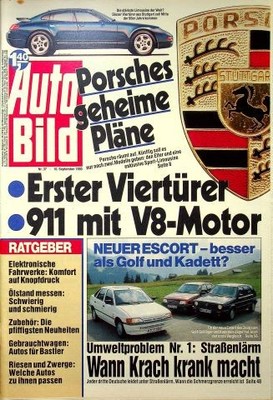 3) Auto Bild 37/1990 - Ford Mercury Capri XR-2 Tur - Ford Escort 1.6i Ghia mit 1