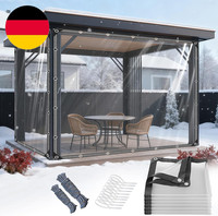 Transparente Plane Mit ÖSen 2X3M PVC Transparent Plane Wasserdicht ReißFest Abde