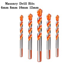 Image of Masonry Drill Bit Extra Tough Carbide Drill Bits 6-12mm for Stone Concrete Brick