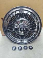 New 1963 Buick Riviera Wire Wheel Hubcap Emblems Medallions