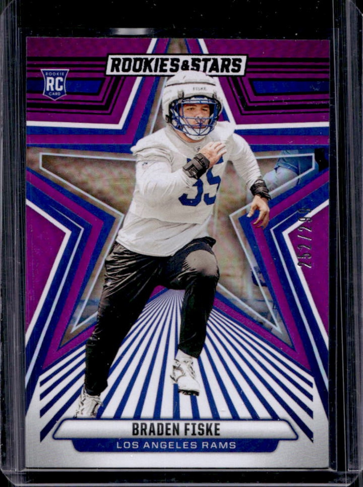 Braden Fiske Panini Rookies & Stars #109 Purple