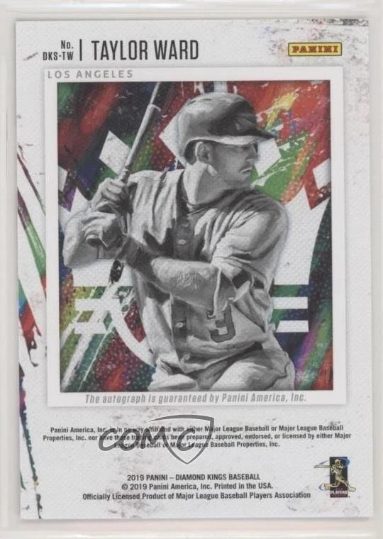 2019 Diamond Kings DK Signatures Holo Silver /99 Taylor Ward Rookie Auto RC - Image 2 of 2
