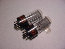 RCA 6V6GTA TUBE PAIR (strong tested) ****