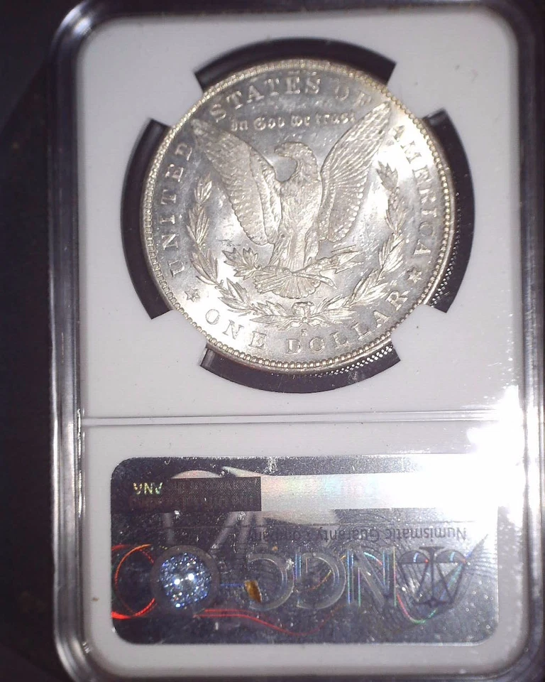 1879-S Morgan Silver Dollar, NGC MS61. Beautiful and Issue Free - Image 2 of 2