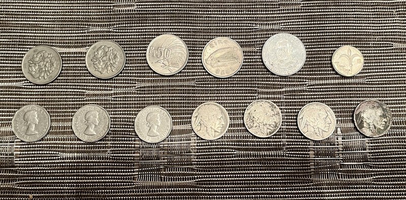 Dutch, Asian, Eire, Del Paraguay, Canada, And Indonesia Coin Collection Lot