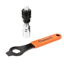 Oumers Bike Bicycle Crank Extractor Puller Remover Set with 16mm Spanner Wren...