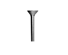 BesQual Diamond Coated Burs - DC10, Inverted Cone 6/Bx. HP Shank 2.35mm