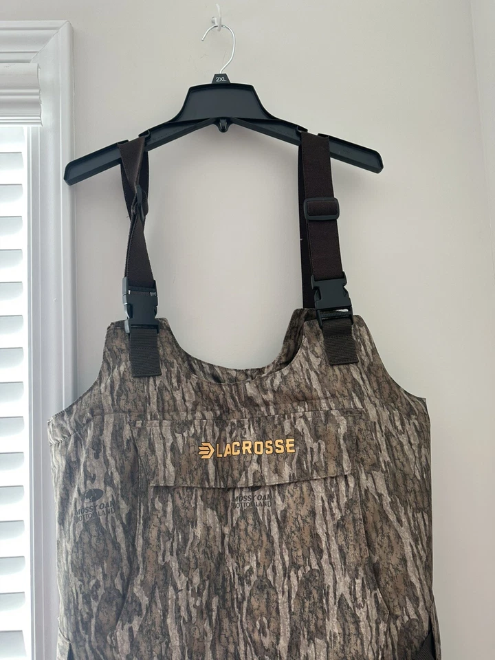LaCrosse Men's Wetlands Mossy Oak Bottomland Chest Waders 7 Medium. Breathable - Image 2 of 2