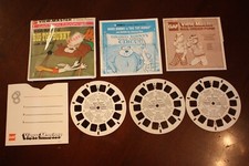 VINTAGE GAF VIEW-MASTER BUGS BUNNY IN BIG TOP BUNNY W/ BRUNO B549 3 REELS PACKET