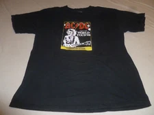 AC DC SPECIAL GUEST TOUR 88 CONCERT SHIRT ROCKWARE BLACK MENS ANGUS YOUNG 2003 