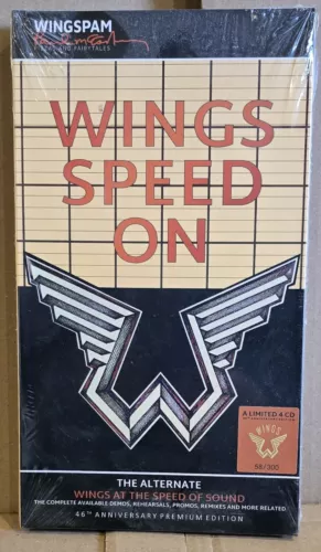 WINGS AT THE SPEED OF SOUND  - PAUL McCARTNEY -  LONG BOX 4 CD