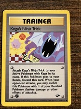 Pokémon TCG Koga's Ninja Trick Gym Challenge 115 Regular 1st Edition Uncommon