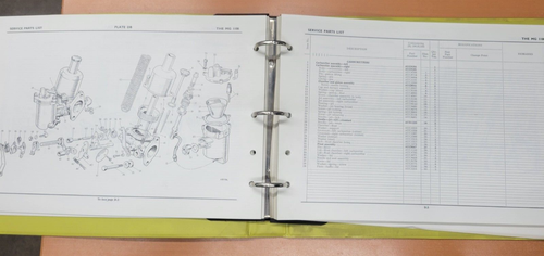 VINTAGE ORIGINAL 1962 MG 1100 SERVICE PARTS LIST AKD 3008 1ST EDITION - Picture 5 of 9