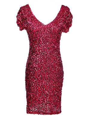 slim fit dress slacks Cute Navy Blue Sequins Tight Mini Homecoming Dress – FancyVestido main image 0