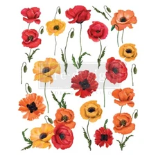 Re-Design with Prima Transfer - Poppy Gardens