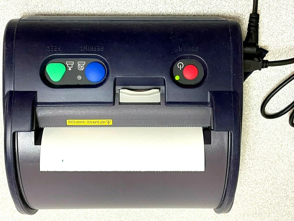 Seiko Instruments SII MPU-L465 -E Thermal Printer w/ AC Adapter/ USB Cable/ Roll - Image 4 of 4