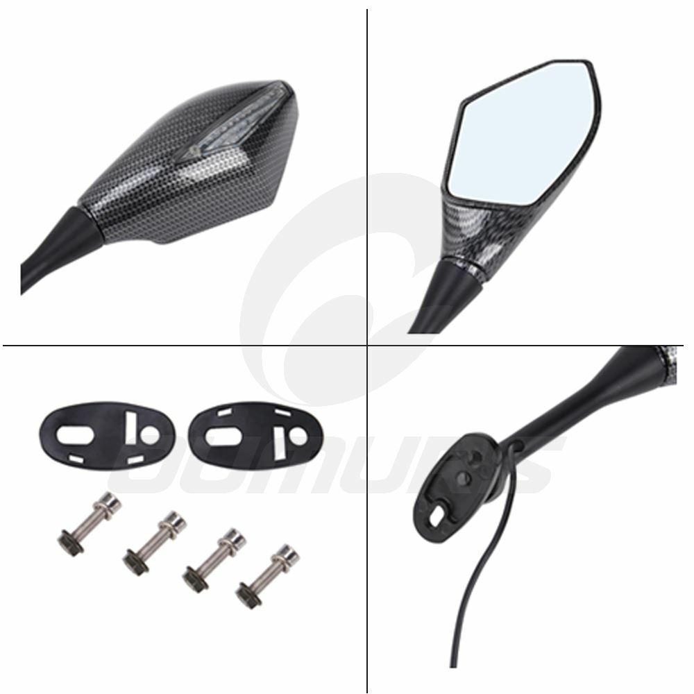 Sell CARBON Turn Signal Integrated Mirrors For HONDA CBR 600 F4i 929 954 1000 RR F1 In La Verne - Foto 7