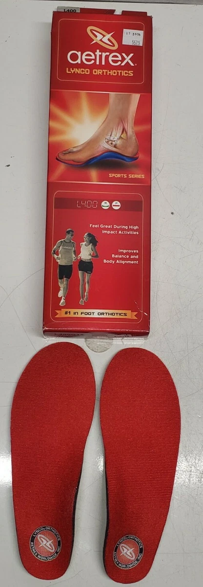 Aetrex Child Kid s L400 Sports Series Lynco Foot Orthotics Insoles