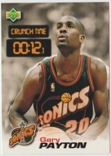 1997 Upper Deck Nestle Crunch Time #CT36 Gary Payton - Seattle Supersonics
