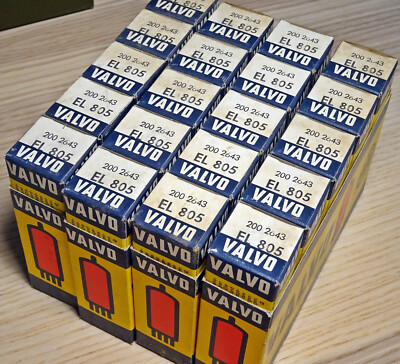 Konvolut 20x Röhre Valvo EL805 ungebraucht / NOS