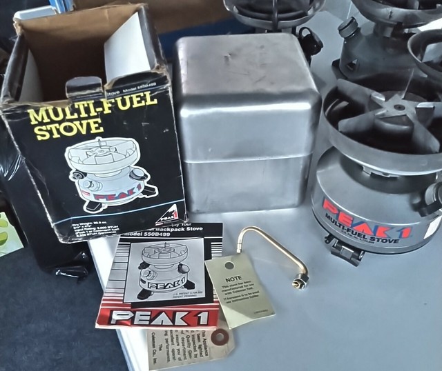Vintage 1986 Coleman Peak 1 Backpack Stove 550B 550b749 for sale online