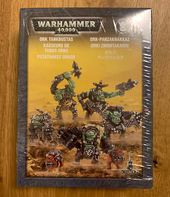 Warhammer 40K - Space Orks - Ork Tankbustas / Panzaknakkaz - Metall OOP - NEU